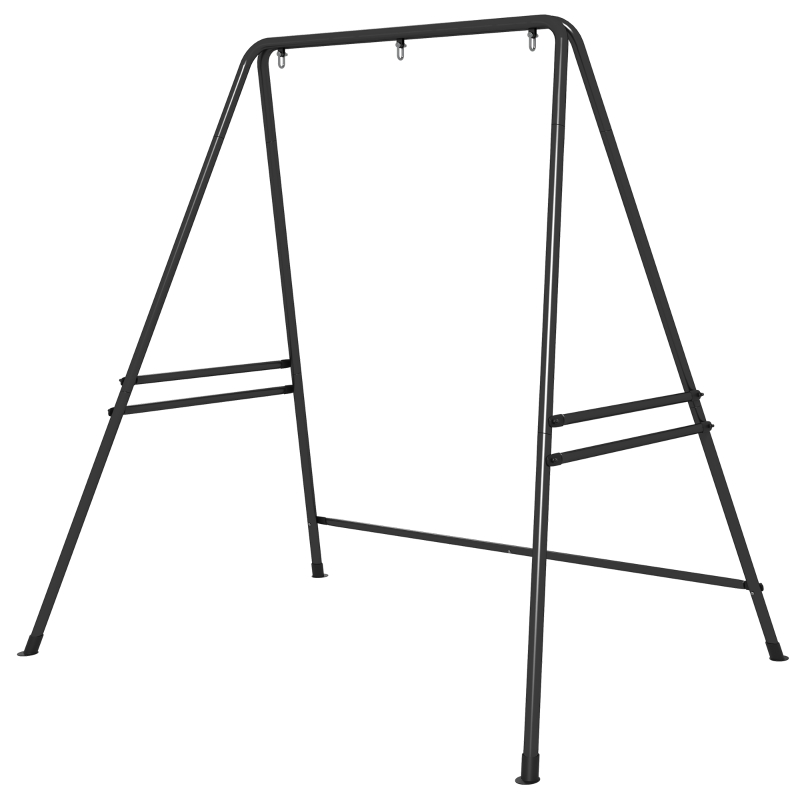 Best Hammock Chair Stand, Hanging Heavy Duty Metal Frame Hammock Stand for Hanging Hammock Air Porch Swing Chair, Egg Chair, Black - Image 11