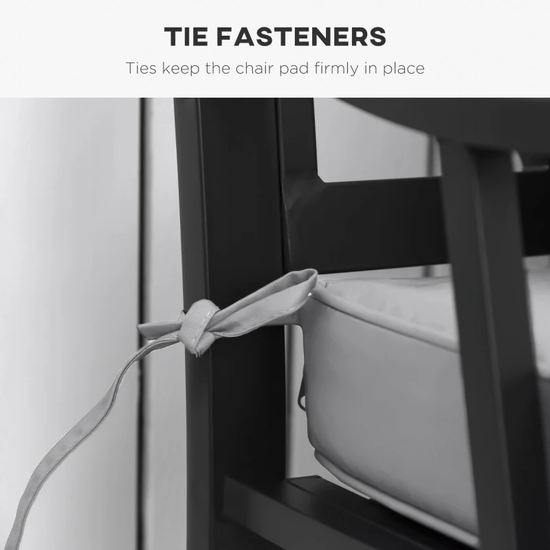 Best 2 Seater Garden Bench Cushion -Light Grey - Image 4