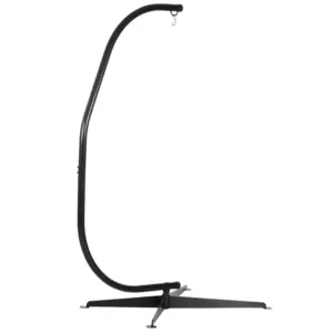 Best Hanging Hammock Stand Hammock Chair Stand C Stand Steel Heavy Duty Stand for Hanging Hammock Air Porch Swing Chair Indoor Outdoor (Only Construction)