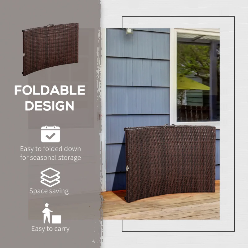 Best Rattan Folding Sun Lounger Outdoor Chair with Cushion and Pillow Cream White - Image 7