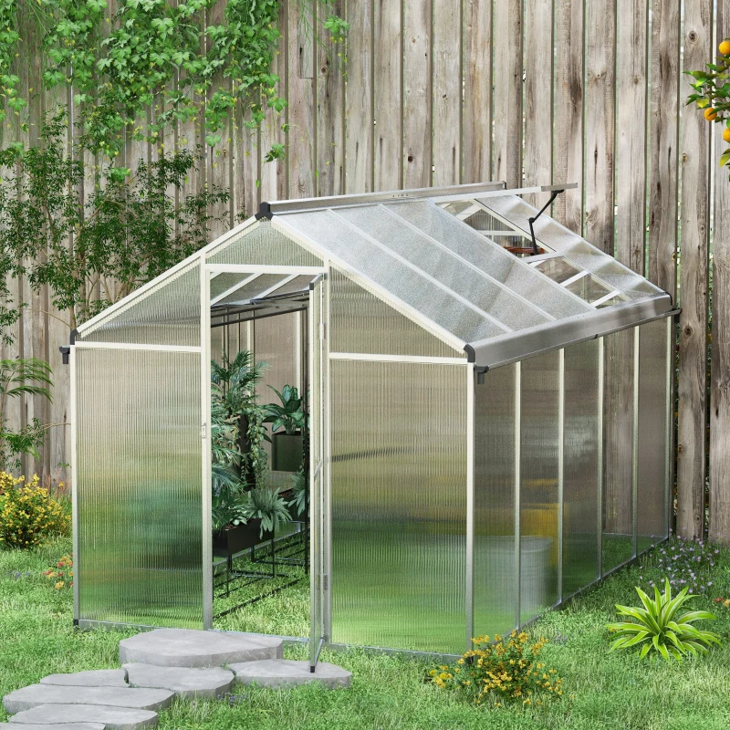 Best 10 x 6ft Aluminium Frame Walk-In Greenhouse - Image 2