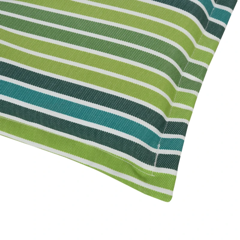 Best Polyester Set Of 2 Swing Chair Cushion Green Stripes - Image 8
