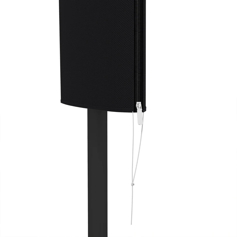 Best Garden Parasol Cover, Outdoor Patio Umbrella Protector Weatherproof Garden Patio with Rod, Zipper for 2-4m Parasol, Φ60 x 160cm, Black - Image 7