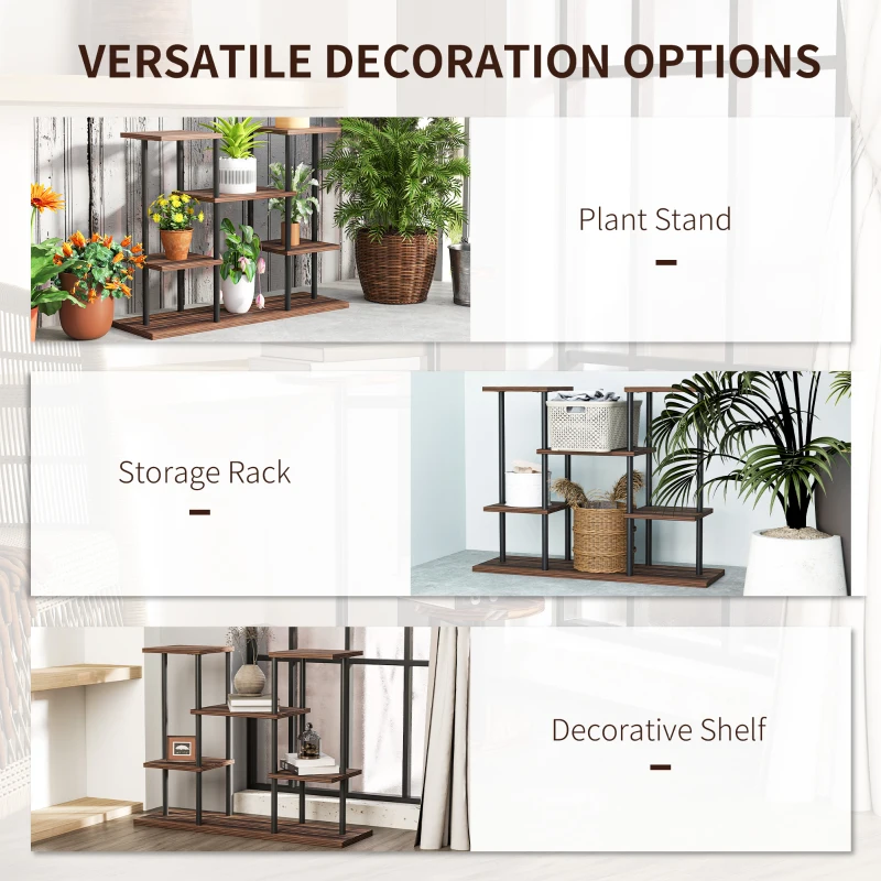 Best Four-Tier Wooden Shelf Plant Stand - Image 7