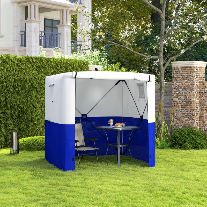 Best 2 x 2m Pop-Up Gazebo, with Accessories - Dark Blue - Image 2