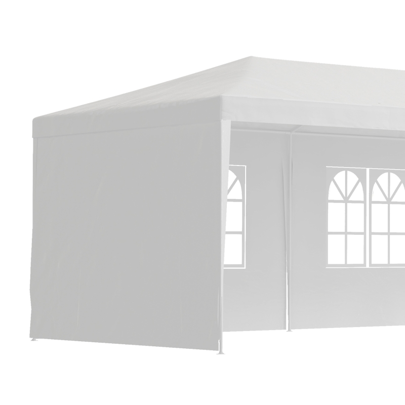 Best Garden Gazebo Marquee Party Wedding Tent Canopy (9m x 3m) - White - Image 9