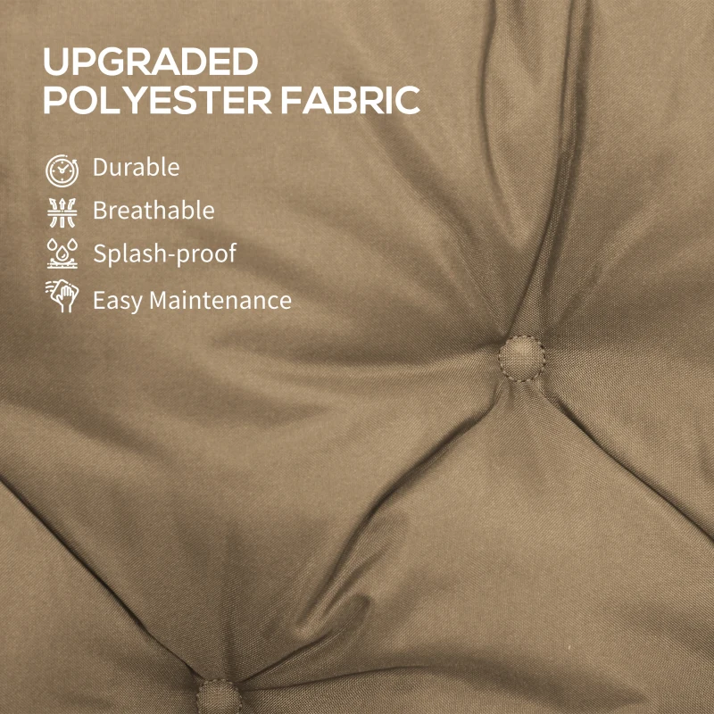 Best Three-Seater Bench Cushion - Khaki - Image 4
