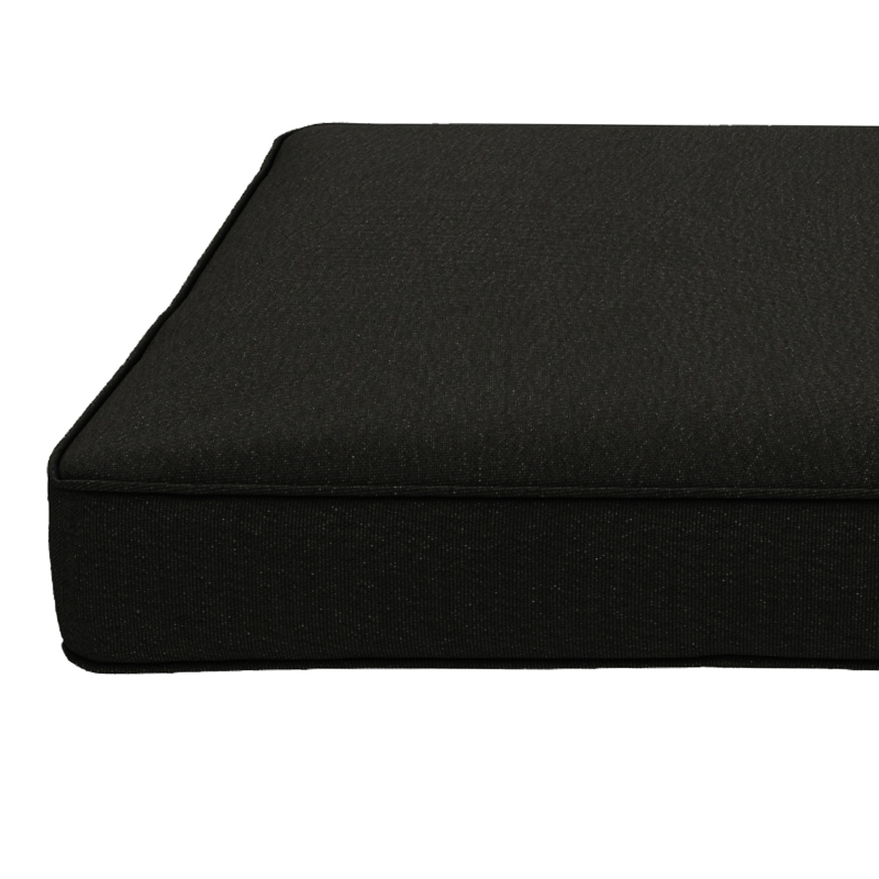 Best 4-Piece Seat Cushions Pillow Replacement, Patio Chair Cushions Set with Ties for Indoor Outdoor, Black - Image 9