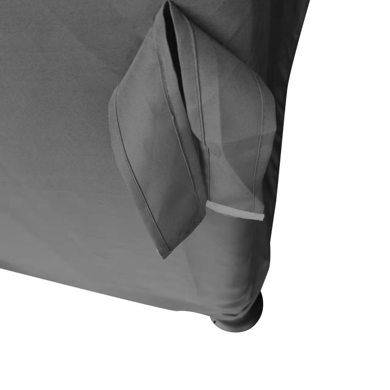 Best 3 x 3(m) Patio Gazebo Canopy Garden Pavilion Tent Shelter Marquee with 2 Tier Water Repellent Roof, Mosquito Netting and Curtains, Aluminium Frame, Dark Grey - Image 9