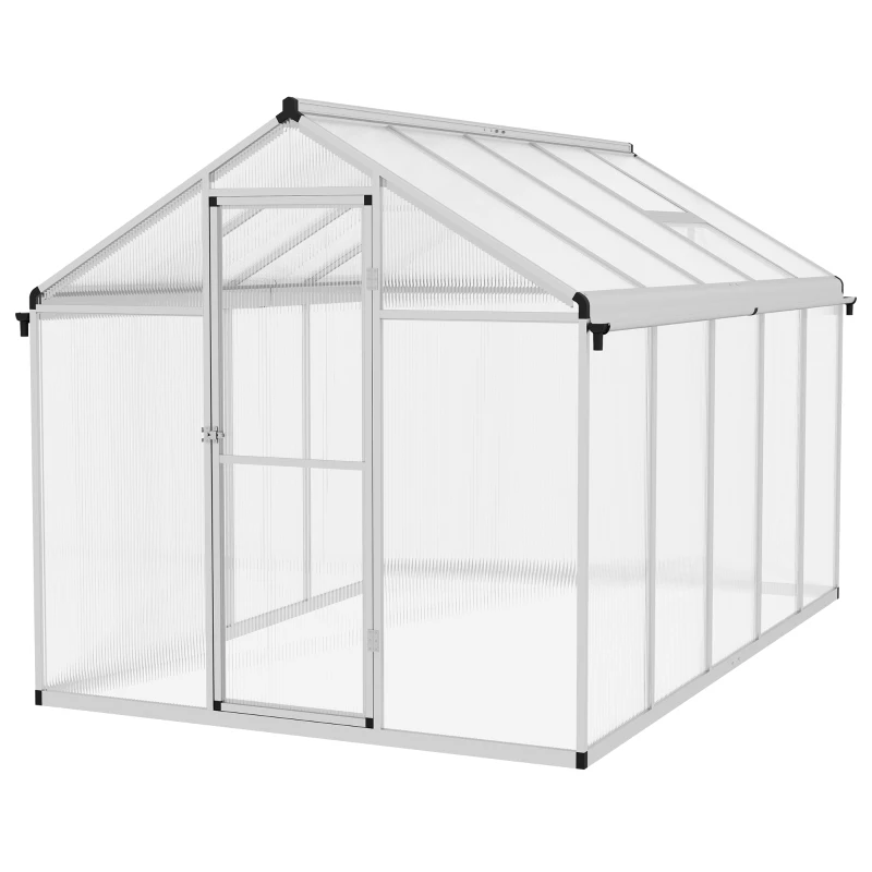 Best 10 x 6ft Aluminium Frame Walk-In Greenhouse